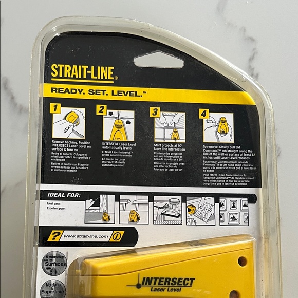Strait-Line Intersect Laser Level - Bright Yellow - Picture 4 of 5